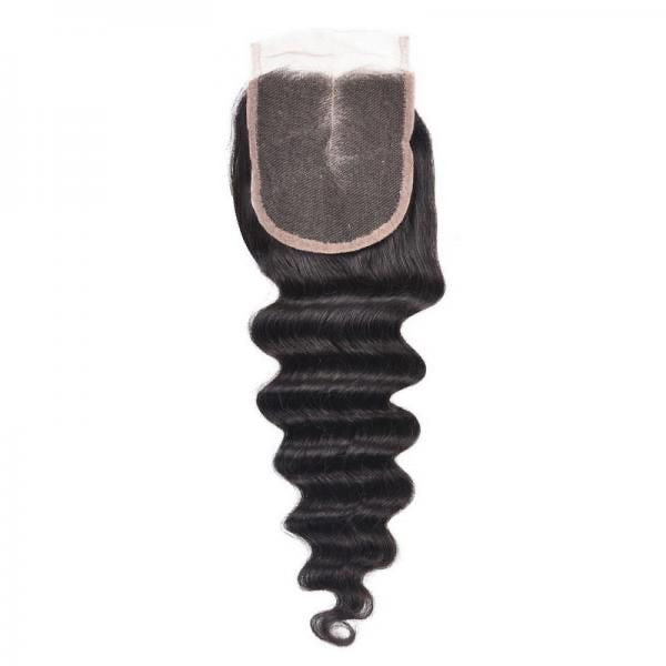 Femininity Glow Indian Virgin Curly Closure